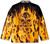 Save Phace Welding Jacket With Flames Design - Xl, Large (3012411)